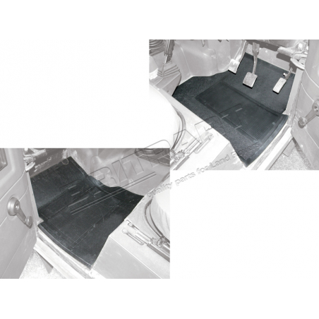 FRONT RUBBER MATS PAIR - DEF