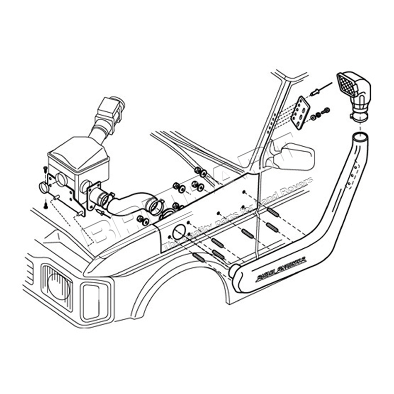 SNORKEL DISCO 300/V8 94-99 ABS