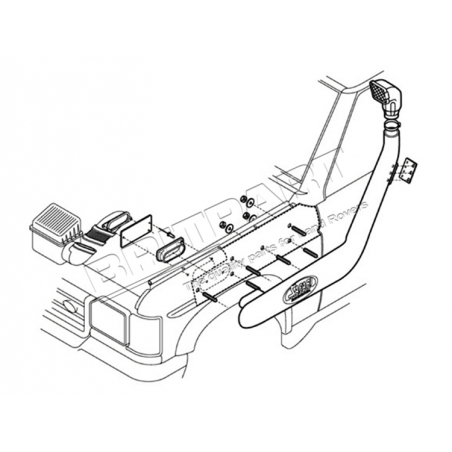 SNORKEL DISCOII TD5/V8 99 ON