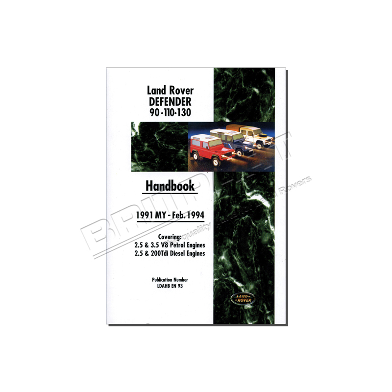 LROVER DEFENDER 91-94 HANDBOOK LRDF1
