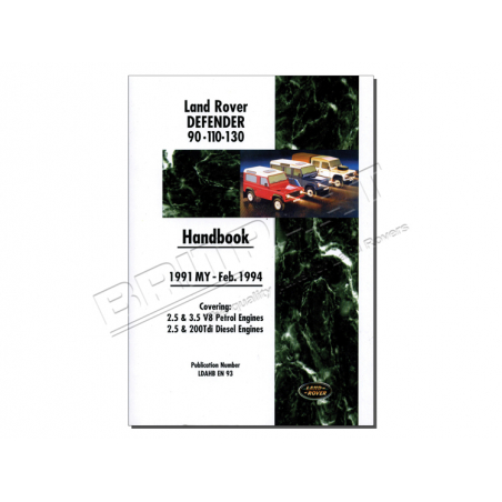 LROVER DEFENDER 91-94 HANDBOOK LRDF1