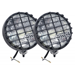 DRIVING LAMPS  PAIR  8 INCH BLACK