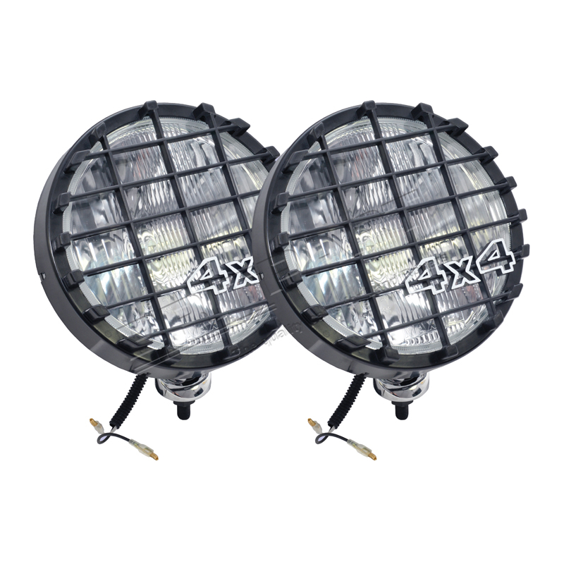 DRIVING LAMPS  PAIR  8 INCH BLACK