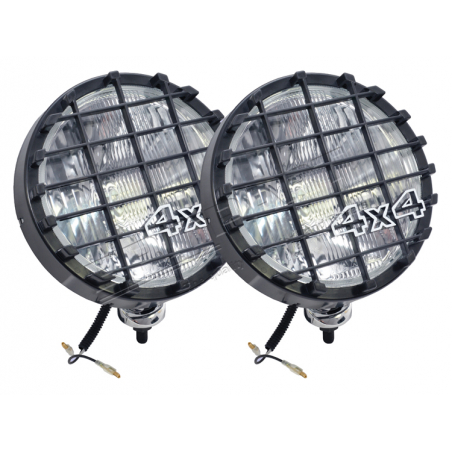 DRIVING LAMPS  PAIR  8 INCH BLACK