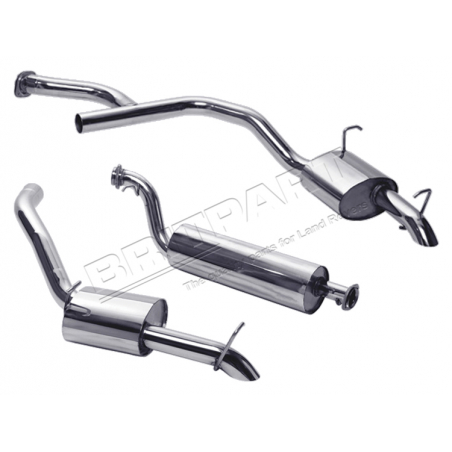 EXHAUST RR 4.0-4.6 PETROL TWIN 97-02