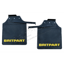 PAIR OF BRITPART MUDFLAPS (YELLOW LO