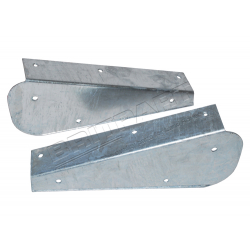 PAIR OF GALV REAR MUDFLAP BRACKETS