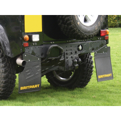 PAIR OF BRITPART MUDFLAPS (YELLOW LO