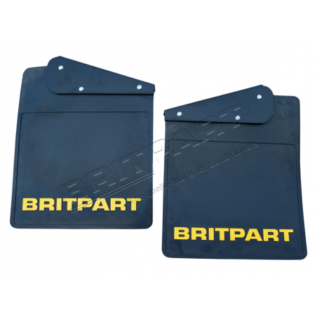 PAIR OF BRITPART MUDFLAPS (YELLOW LO