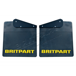 PAIR OF WIDE BRITPART MUDFLAPS (YELL