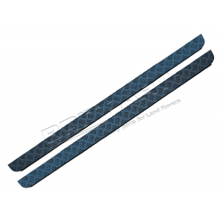90 CHEQUERED SILLS PAIR - BLACK