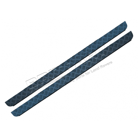 90 CHEQUERED SILLS PAIR - BLACK