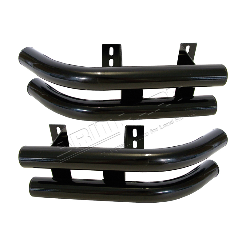 BUMPERETTES REAR PAIR BLACK