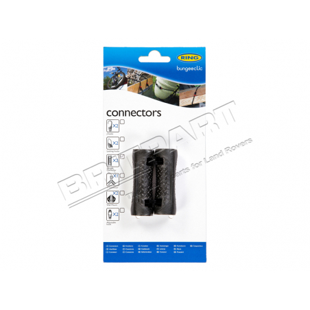 BUNGEE CLIC STRAIGHT CONNECTORS x2