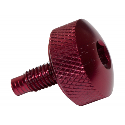 BLEED SCREW ALLOY RED