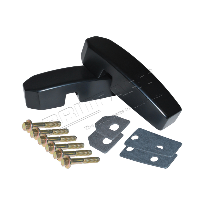 ALUMINIUM WINDSCREEN BRACKET PAIR BL