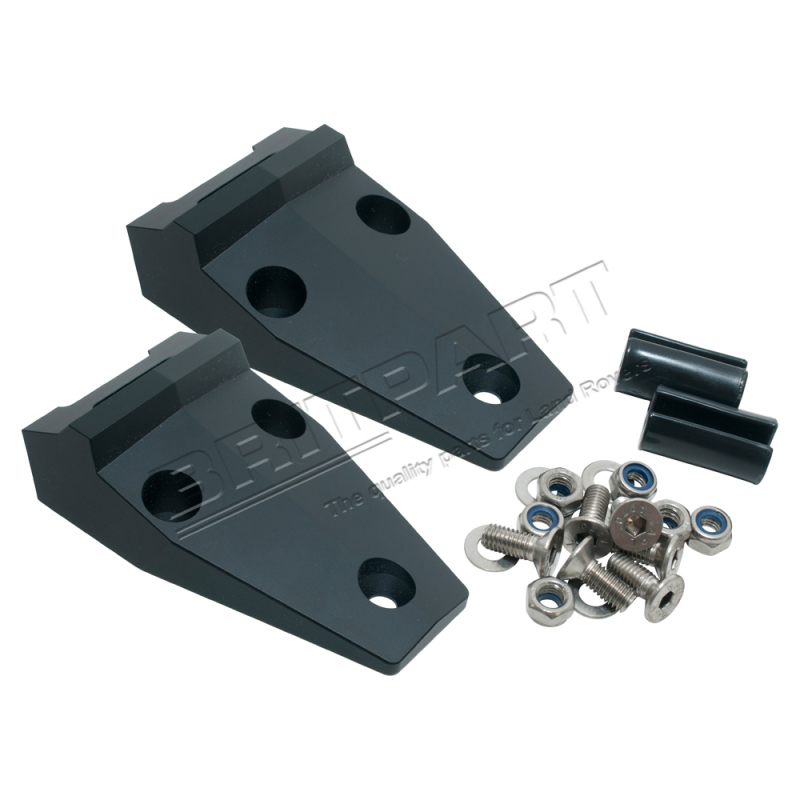 ALUMINIUM DEFENDER BONNET HINGE KIT
