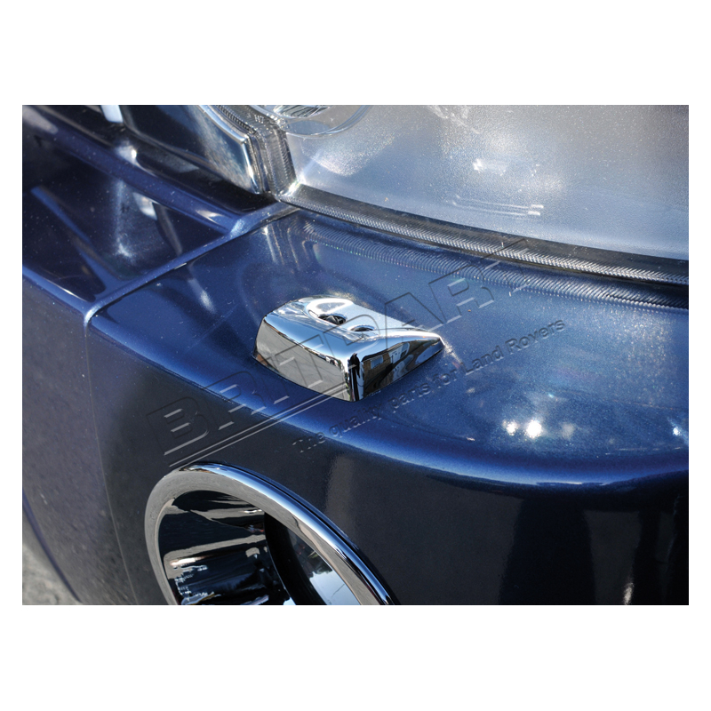 WIPER JET COVER. CHROME