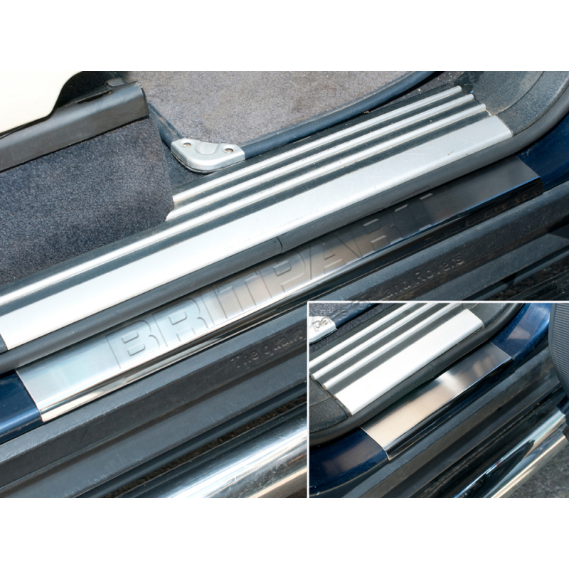 LOWER SILL STEP COVERS BRUSHED FINIS