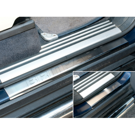 LOWER SILL STEP COVERS BRUSHED FINIS