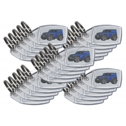 BRITPART KEYRING - PACK OF 25