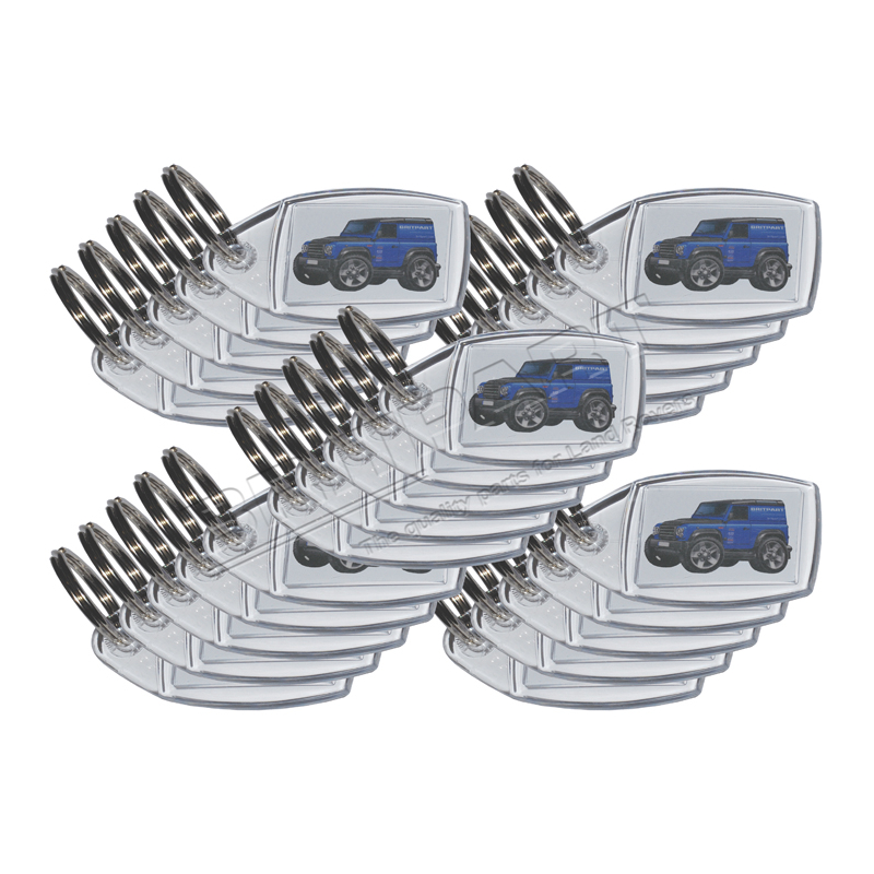 BRITPART KEYRING - PACK OF 25