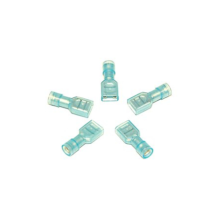 Insulated Terminals, 1/4" F / 12 Gauge (5 pc. Pack)