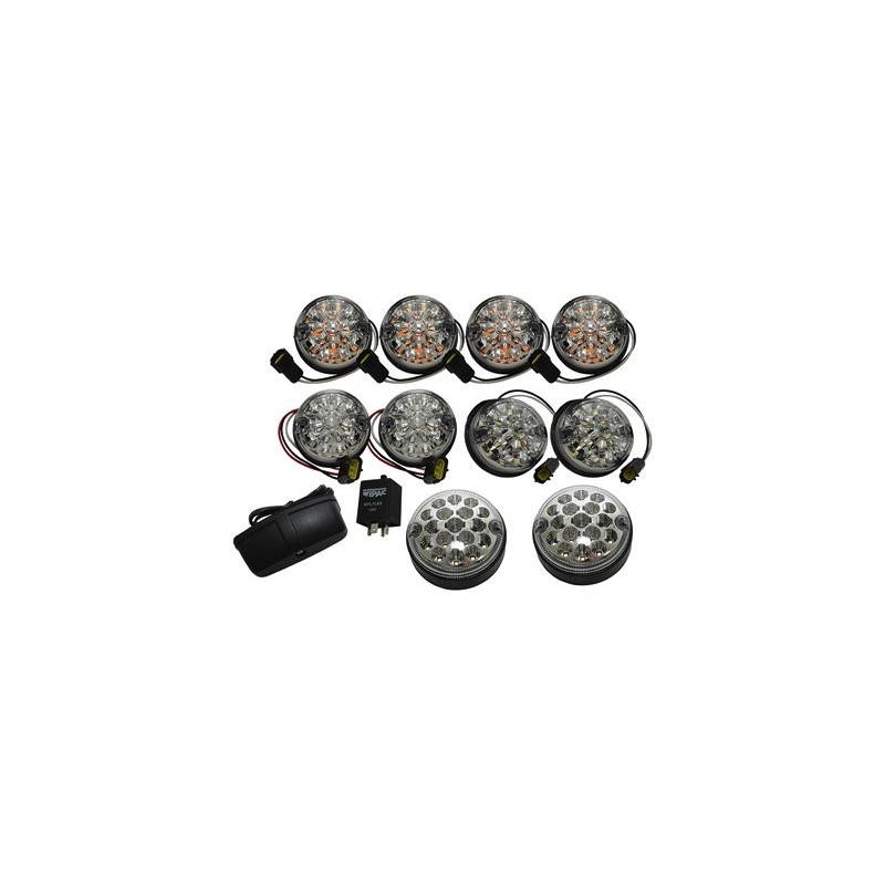 DELUXE CLEAR LENS LED LIGHT KIT - WIPAC